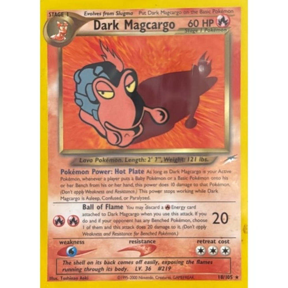 Neo Destiny Dark Magcargo 18